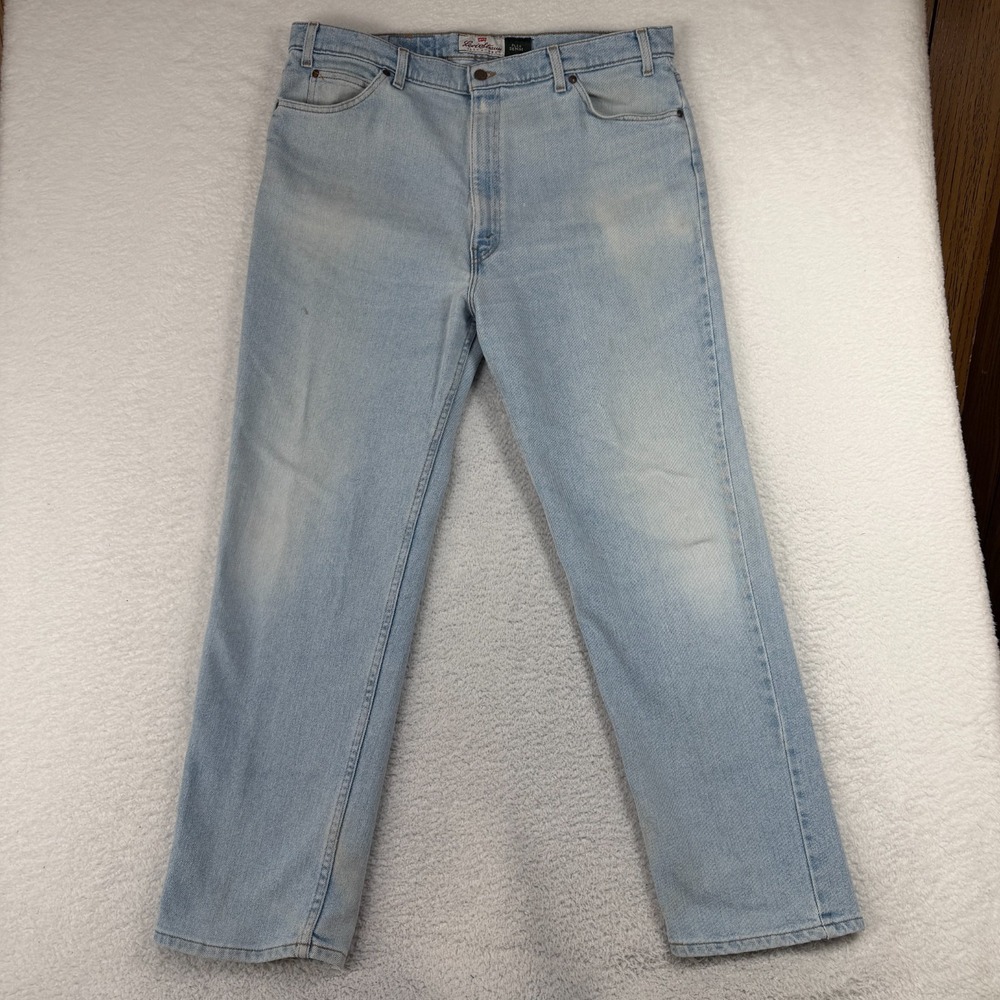 VTG Levi's 540 Men Orange Tag Big E Flex Denim Jeans Size 42x32 (Fits 40x30)